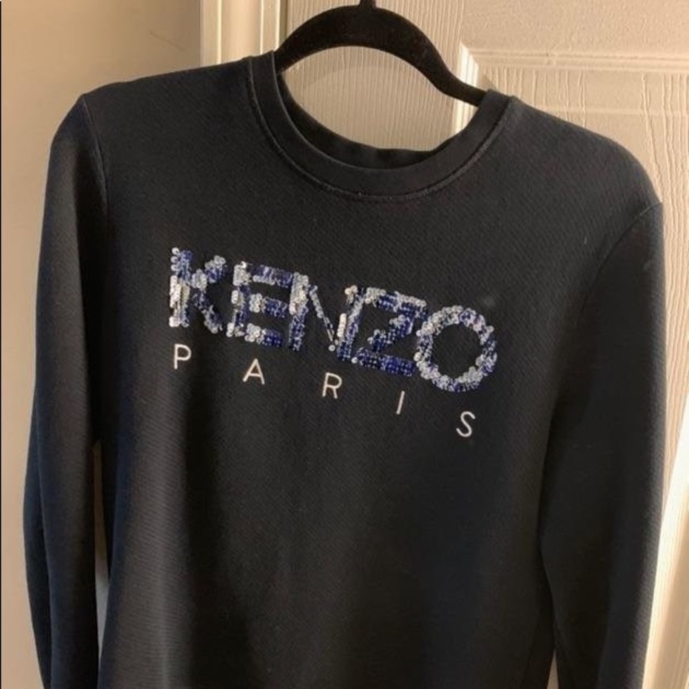Kenzo bling bling sequin hoodie